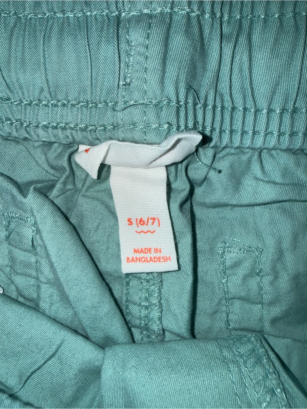 Cat & Jack Men's Teal Pull-On Flat Front Shorts — image 2 of 4